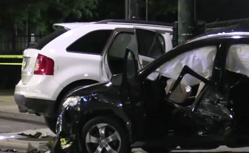 One killed, nine injured after driver speeds through red light ...